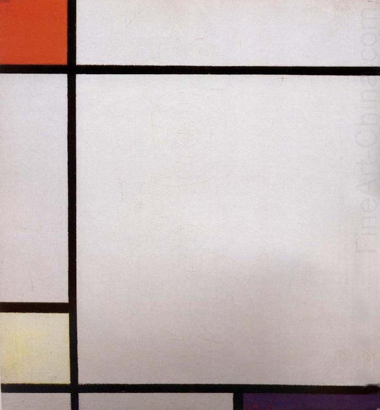 Piet Mondrian Conformation with red yellow blue oil painting picture